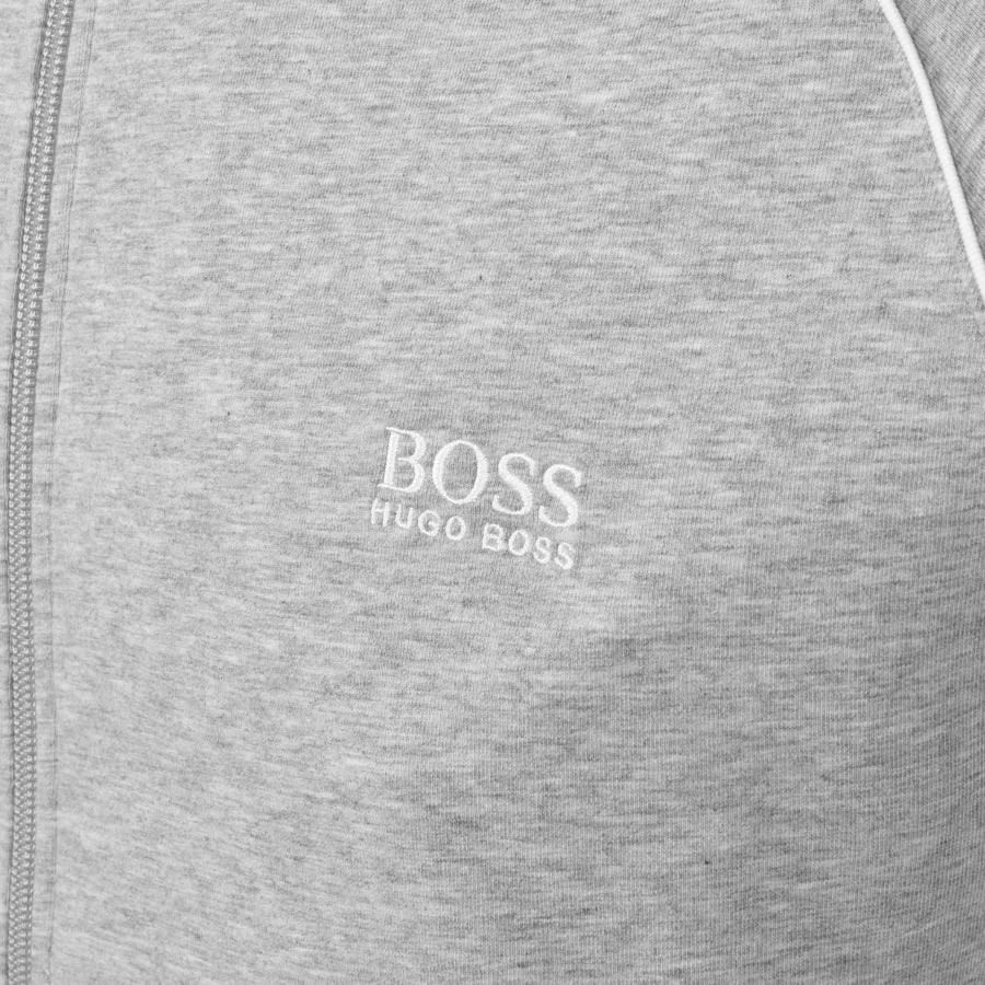 Alternative Image for ProductBOSS Bodywear Lounge Logo Hoodie Grey3